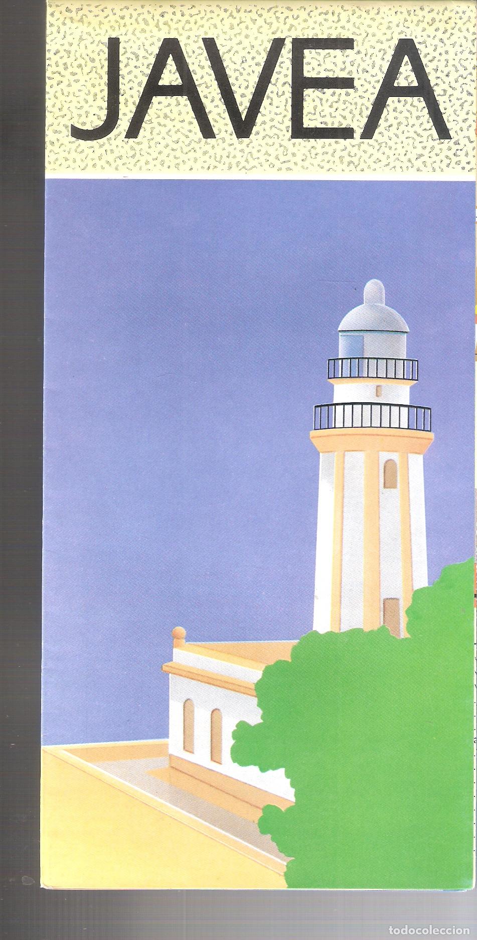 Folletos de turismo: J&aacute;vea. X&agrave;bia. Alicante. Desplegable. 23X11 / 46X66 cm.