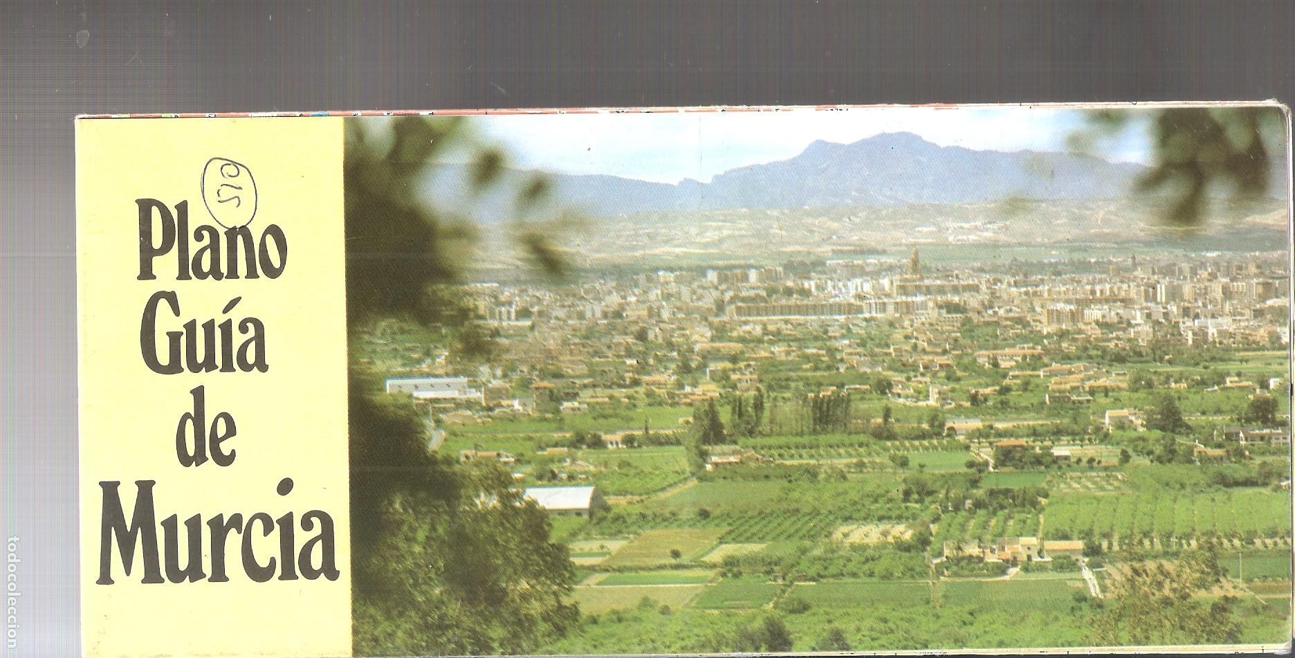 Travel Brochures: Plano gu&iacute;a de Murcia. Comunidad aut&oacute;noma de Murcia. Desplegable. 22X10 / 44X50 cm.