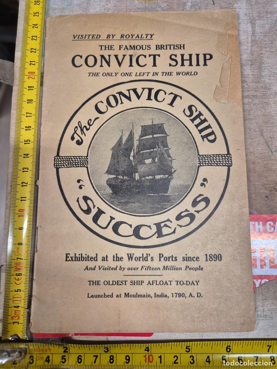 Brochures de tourisme: The convict ship success