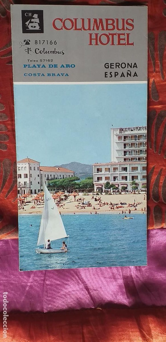 Brochures de tourisme: GERONA-T1-FOLLETOS DE TURISMO-PLAYA DE ARO-COSTA BRAVA-COLUMBUS HOTEL