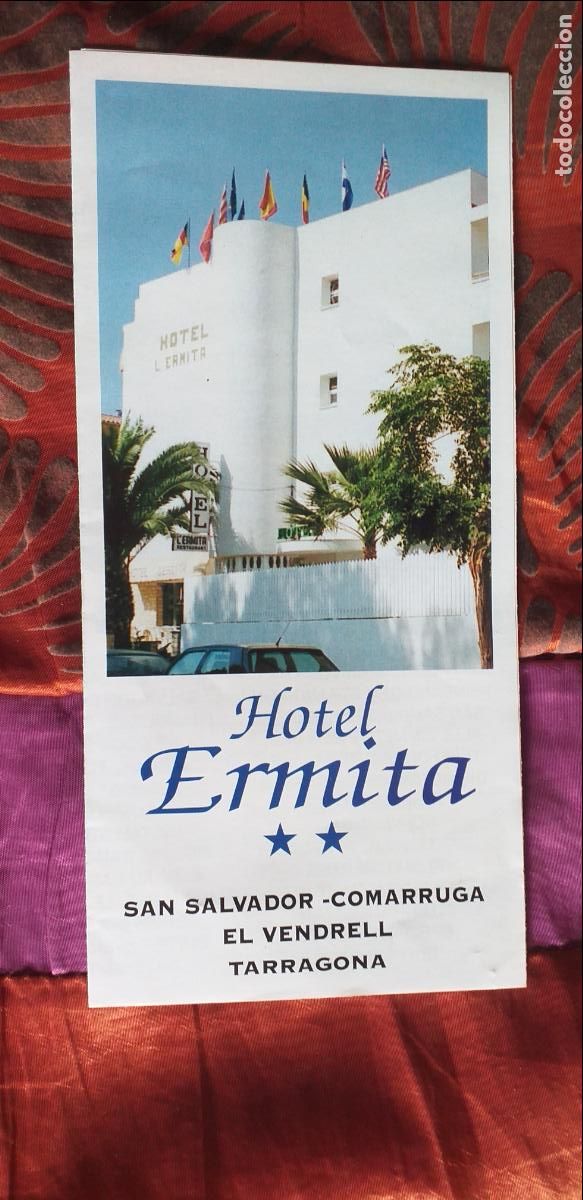 Brochures de tourisme: TARRAGONA-T1-FOLLETOS DE TURISMO-HOTEL ERMITA-SAN SALVADOR-COMARRUGA-EL VENDRELL