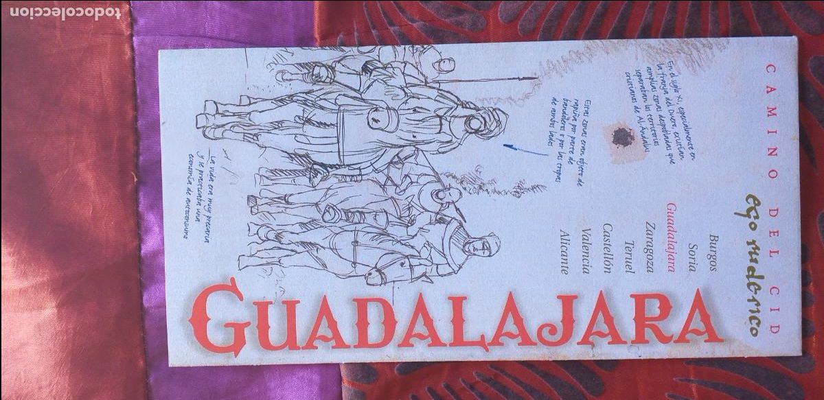 Brochures de tourisme: GUADALAJARA-T1-FOLLETOS DE TURISMO-CAMINO DEL CID