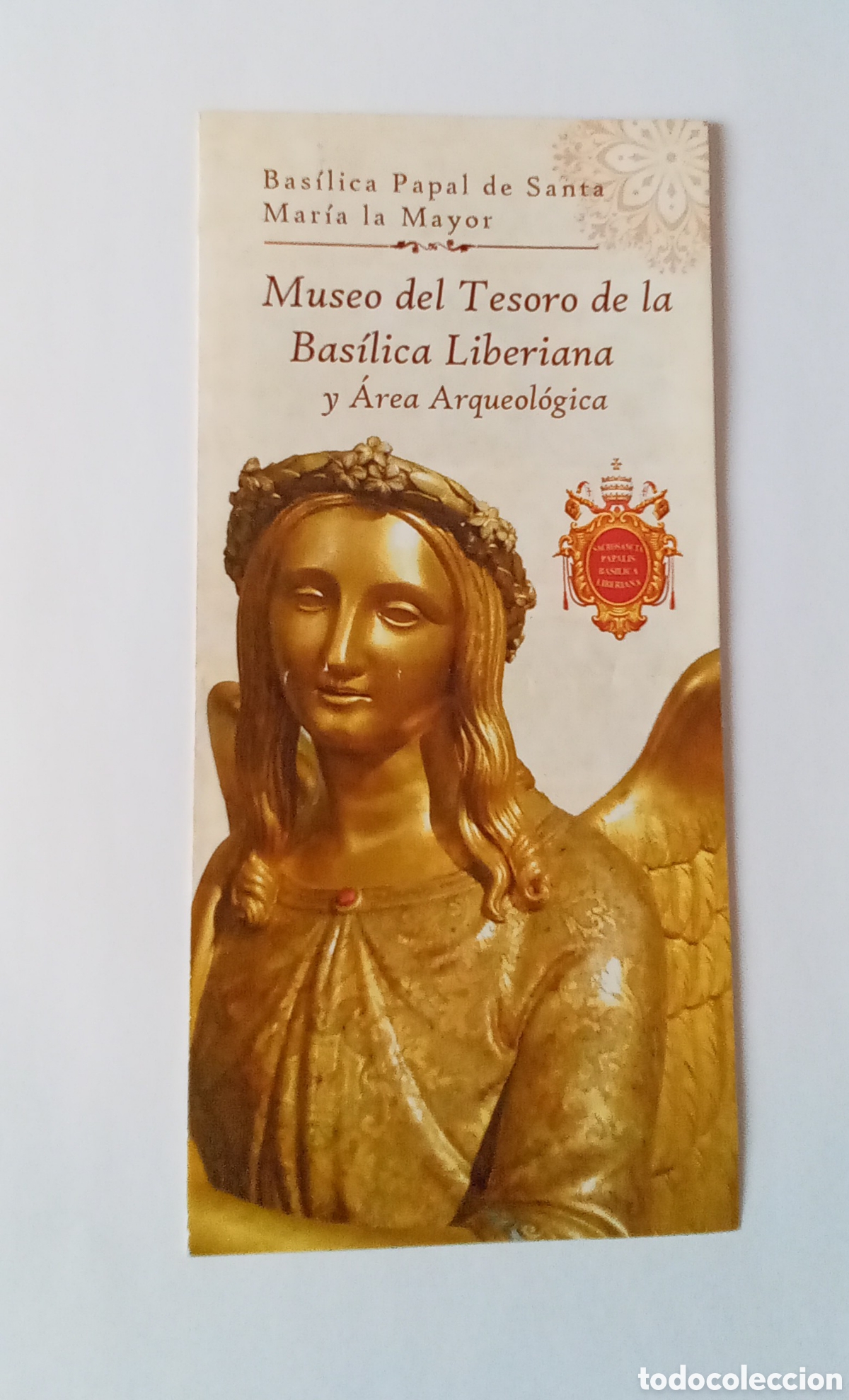 Brochures de tourisme: Folleto explicativo del Museo del Tesoro de la Bas&iacute;lica Liberiana en castellano