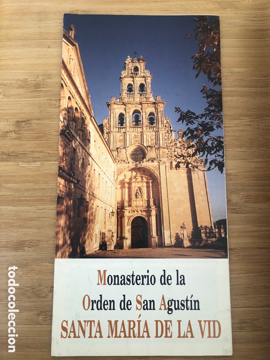 Folletos de turismo: Folleto Monasterio de la Orden de San Agust&iacute;n Santa Mar&iacute;a de la Vid. Burgos. ASM