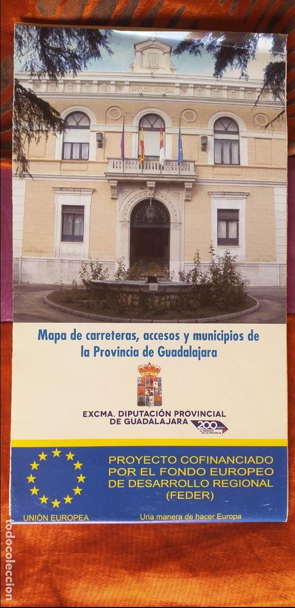 Brochures de tourisme: GUADALAJARA-T1-FOLLETOS DE TURISMO-MAPA DE CARRETERAS