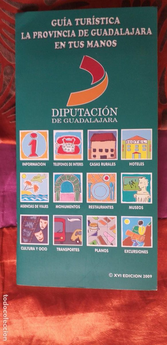 Brochures de tourisme: GUADALAJARA-T1-FOLLETOS DE TURISMO-GUIA TURISTICA-DIPUTACION DE GUADALAJARA