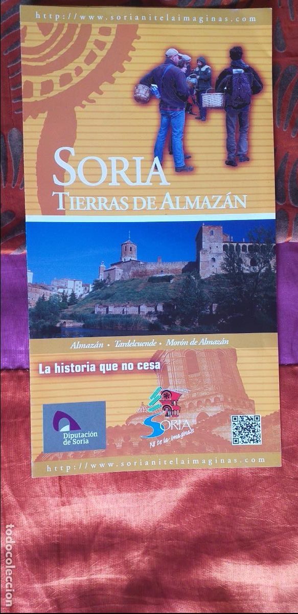 Brochures de tourisme: SORIA-T1-FOLLETOS DE TURISMO-TIERRAS DE ALMAZAN-TARDELCUENDE-MORON DE ALMAZAN