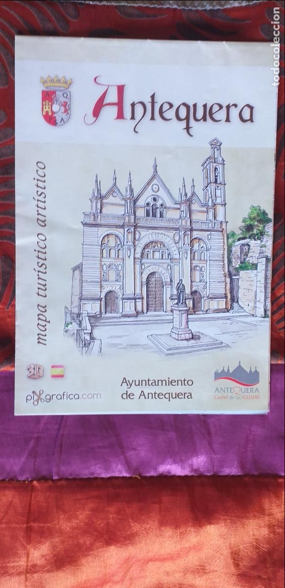 Brochures de tourisme: MALAGA-T1-FOLLETOS DE TURISMO-ANTEQUERA-MAPA TURISTICO
