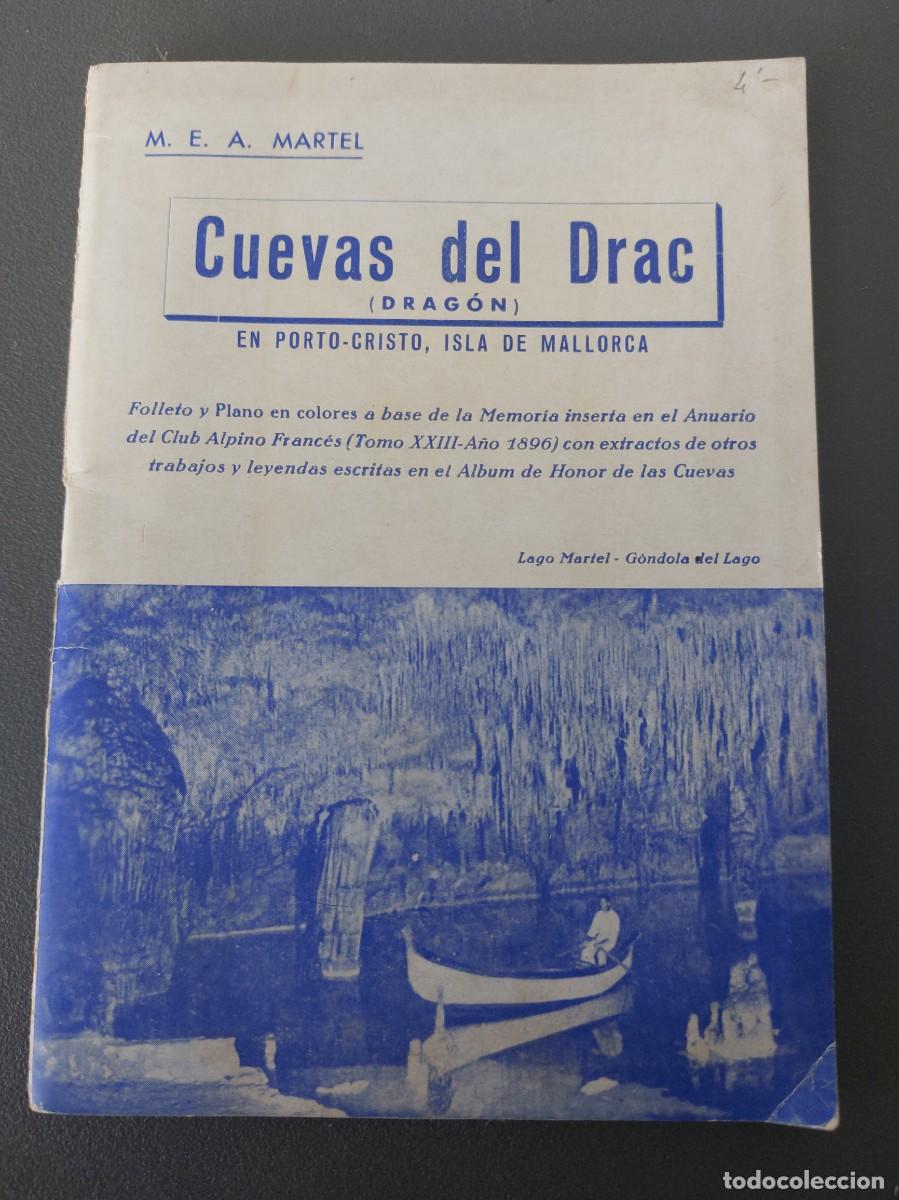 Folletos de turismo: Cuevas del Drac - M.E.A. Martel.- 1950 - Foto 1