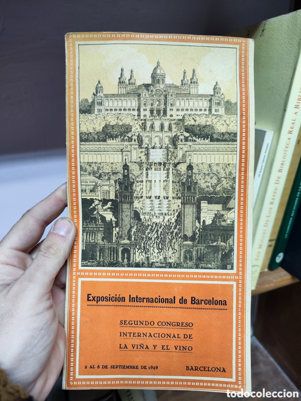 Folletos de turismo: BARCELONA - FOLLETO TRIPTICO EXPOSICION INTERNACIONAL - A&Ntilde;O 1929