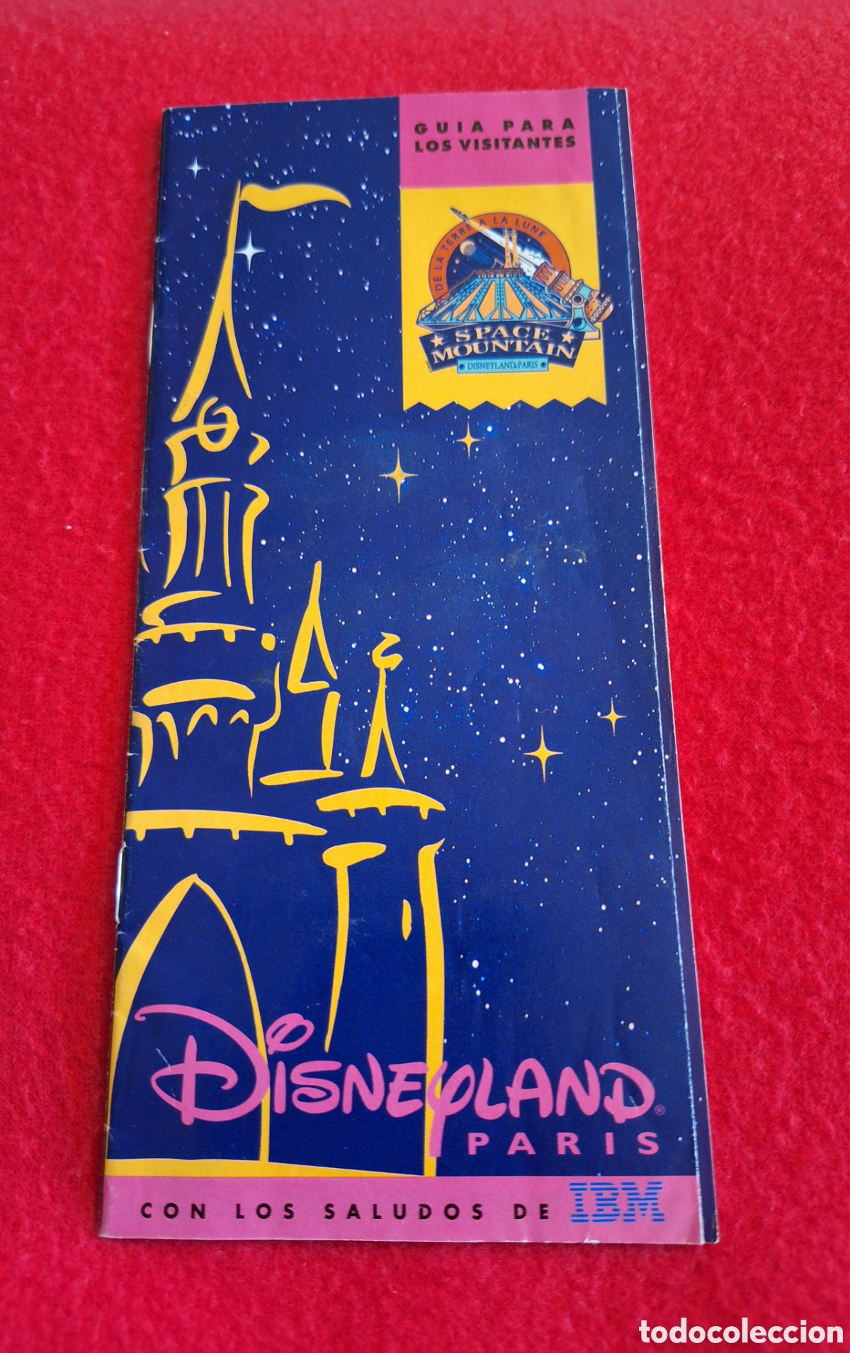 Folletos de turismo: Gu&iacute;a visitantes Eurodisney Disneyland Par&iacute;s 1995