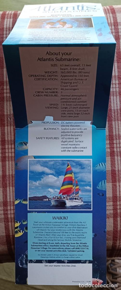 Brochures de tourisme: Atlantis submarines - Kona / Waikiki 1989