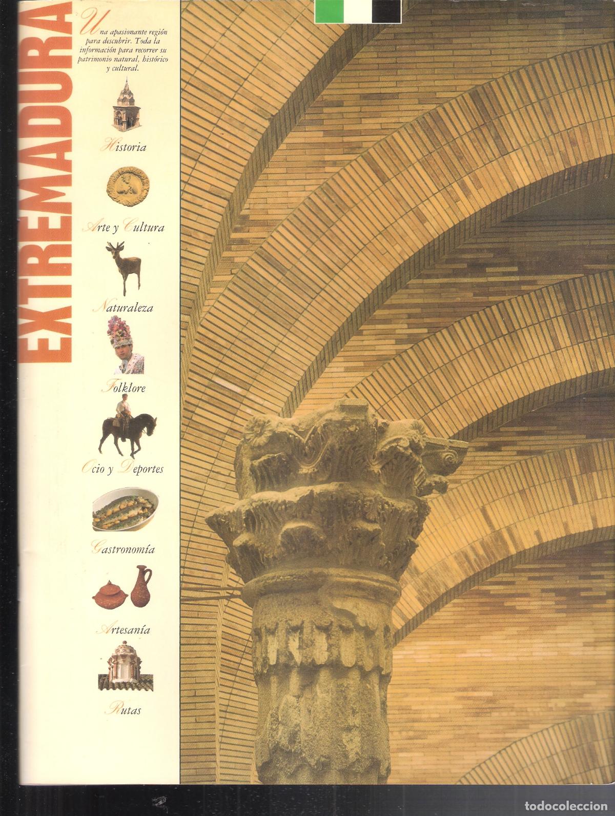 Brochures de tourisme: Extremadura. 1993. Junta de Extremadura. 27X21 cm. 46 pags.