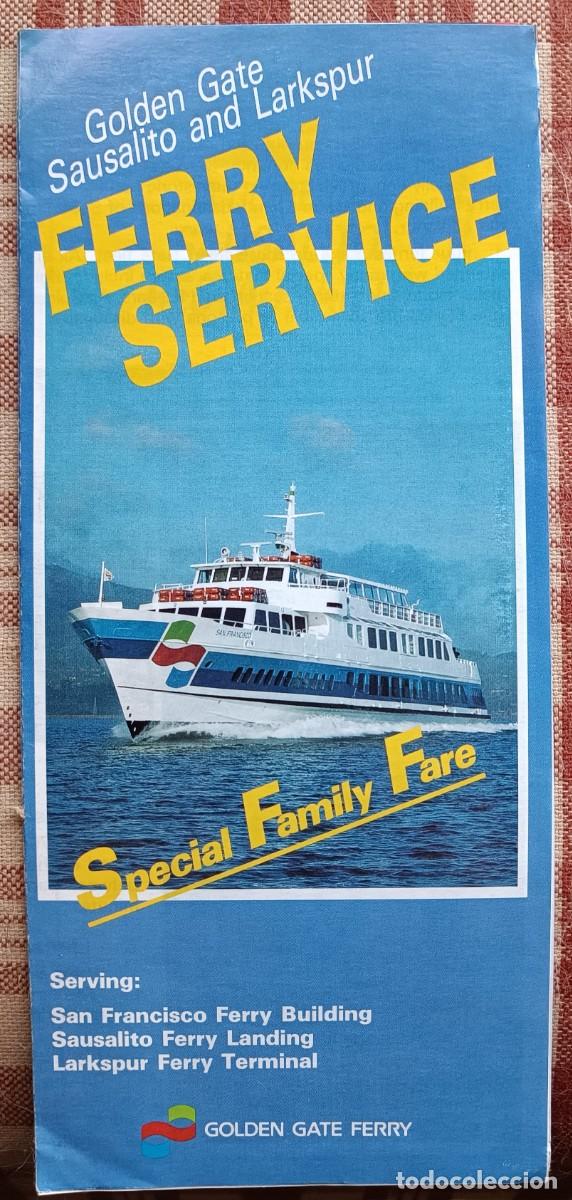 Brochures de tourisme: Golden Gate, Sausalito and Larkspur Ferry Service