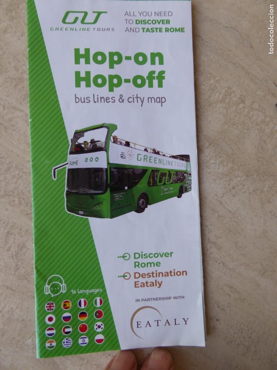Brochures de tourisme: ROMA.AUTOB&Uacute;S TUR&Iacute;STICO.RECORRIDOS.