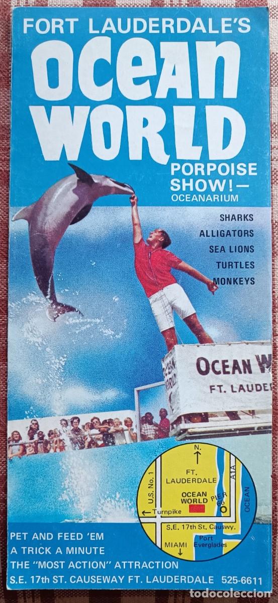 Travel Brochures: Fort Lauderdale's Ocean World - A&ntilde;os '80