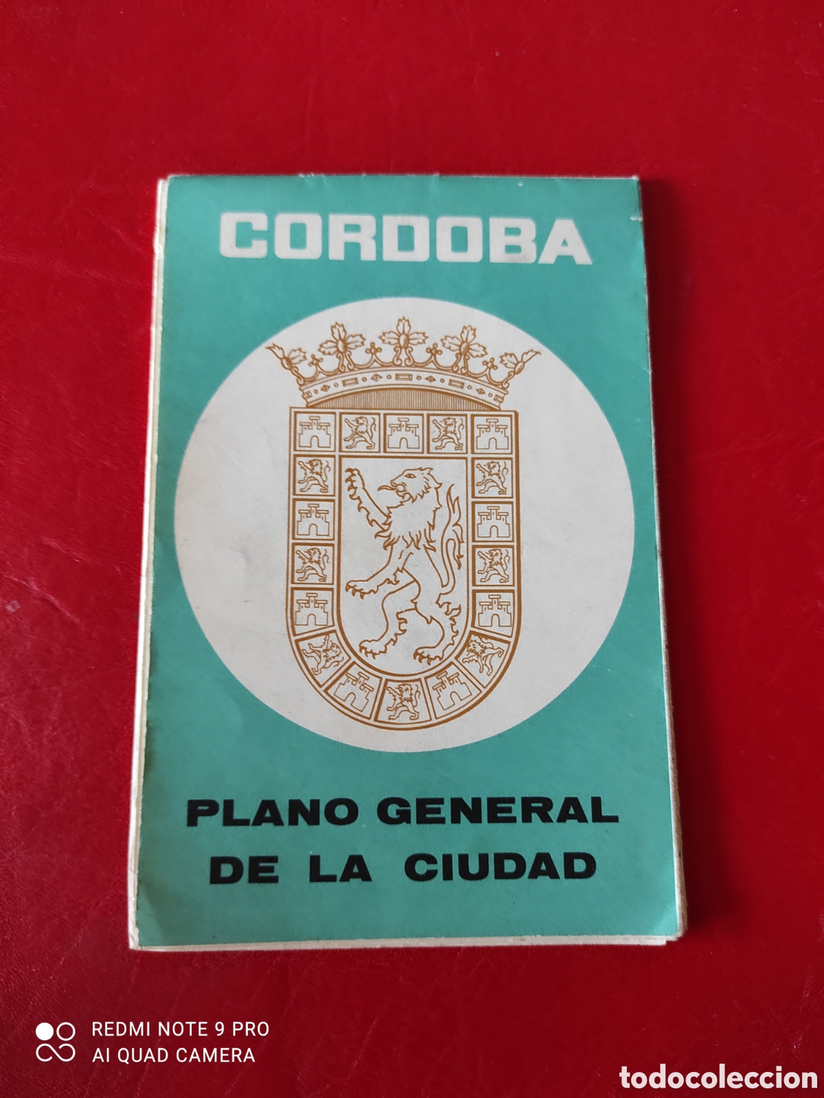 Travel Brochures: Antiguo plano general de la ciudad de C&oacute;rdoba, a&ntilde;o 1969