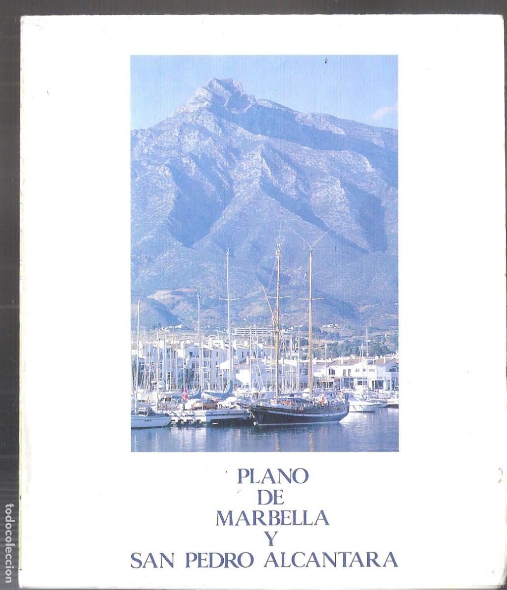 Brochures de tourisme: Plano de Marbella y San Pedro de Alc&aacute;ntara. Desplegable 15X13 / 30X50 cm. Pub Hotel Melia Don Pepe.