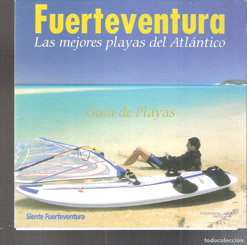 Brochures de tourisme: Fuerteventura. Las mejores playas del Atl&aacute;ntico. Desplegable 12X12 / 12X96 cm.