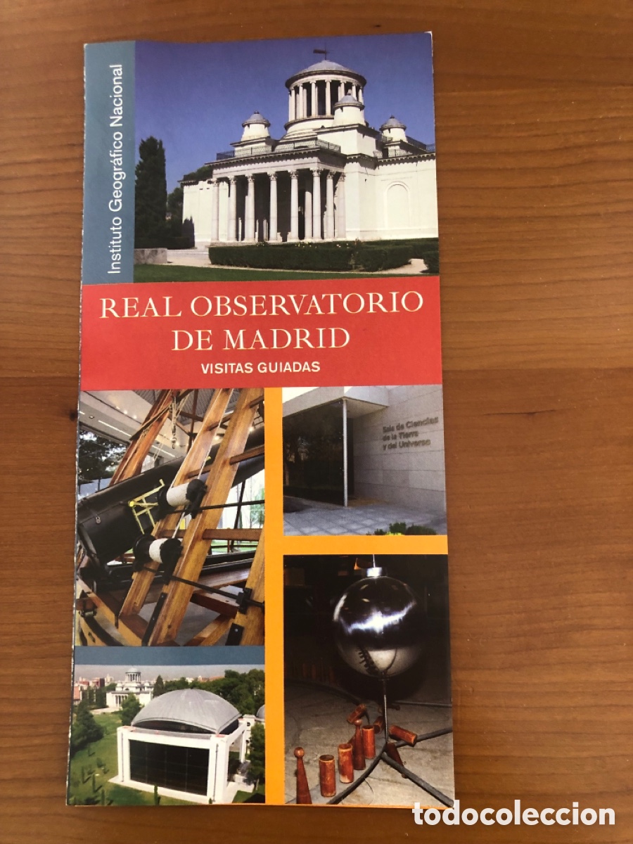 Brochures de tourisme: Folleto Real Observatorio de Madrid Instituto Geogr&aacute;fico Nacional. Visitas guiadas. ASM