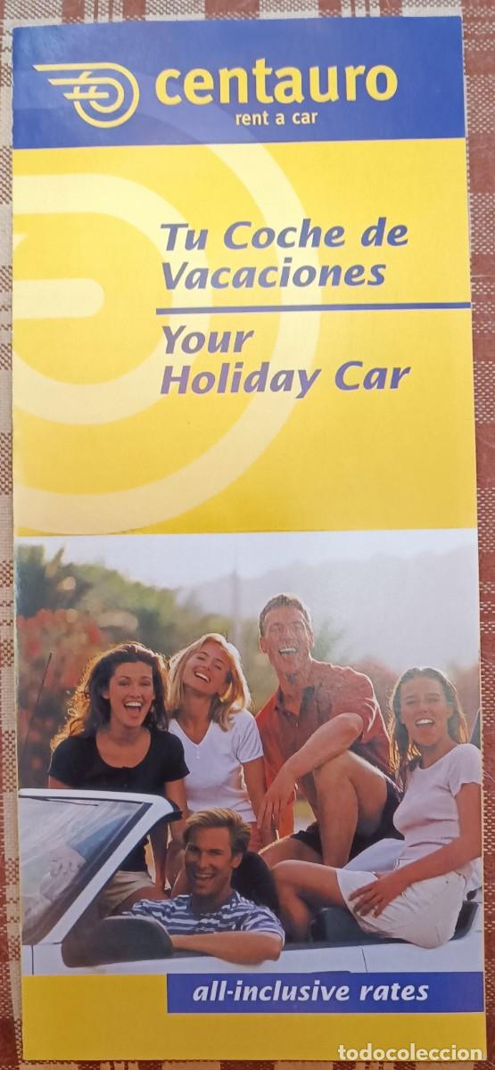 Brochures de tourisme: Centauro Rent a Car a&ntilde;os '90 (?)