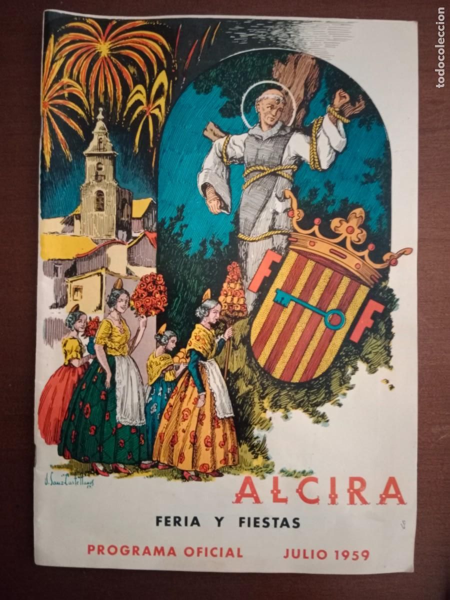 Brochures de tourisme: PROGRAMA OFICIAL DE FIESTAS Y FERIA DE ALCIRA / ALZIRA - 1959