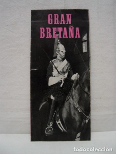 Brochures de tourisme: GRAN BRETA&Ntilde;A - GU&Iacute;A DESPLEGABLE - A&Ntilde;OS 50 - 60 .