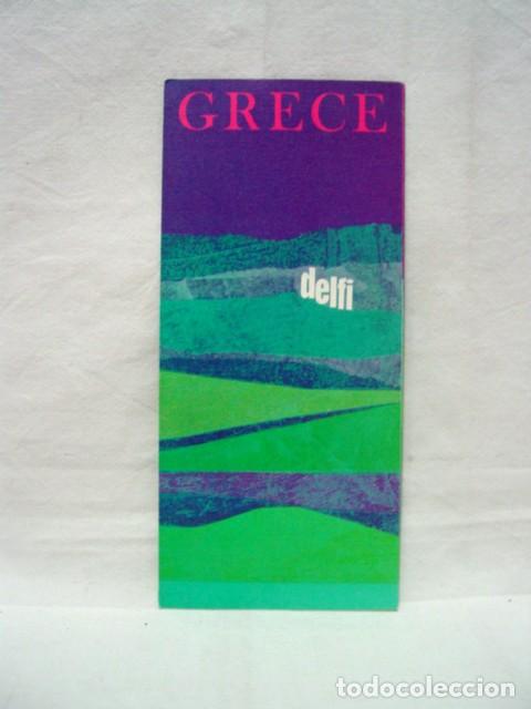 Brochures de tourisme: Grece. A&ntilde;os 60. Grecia. Cuadr&iacute;ptico desplegable, gu&iacute;a folleto, con peque&ntilde;o mapa, textos y fotos.