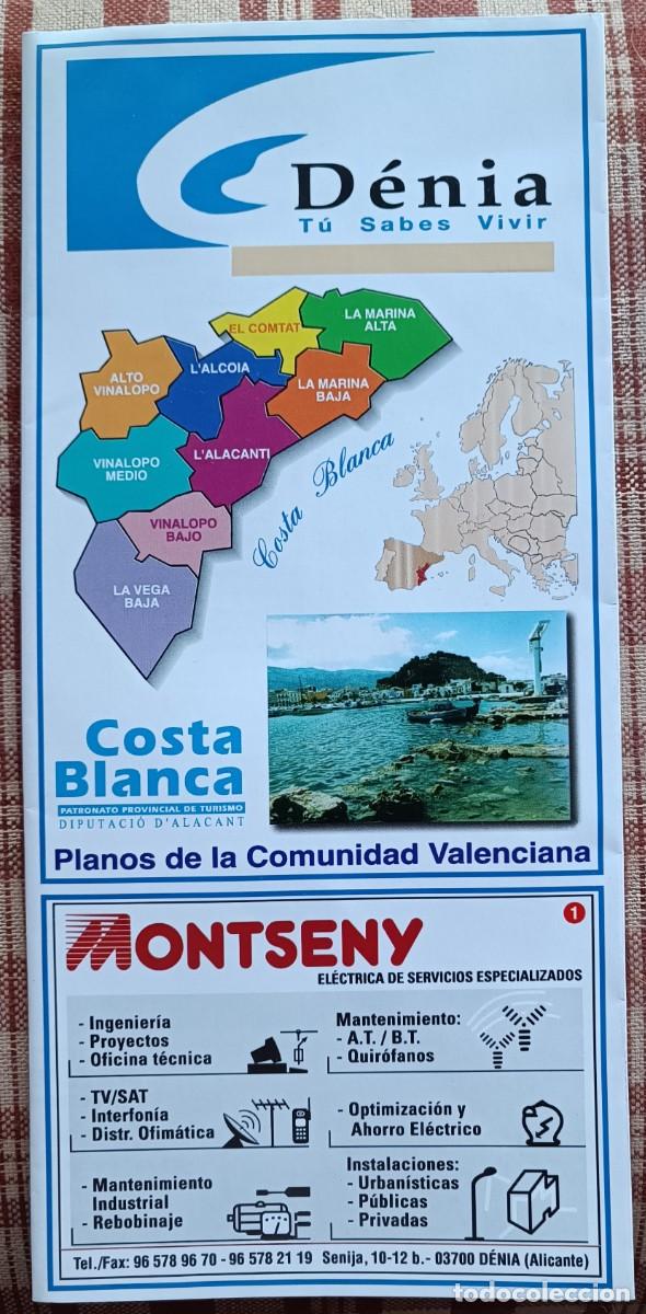 Brochures de tourisme: D&eacute;nia - Plano, callejero, gu&iacute;a de servicios,...