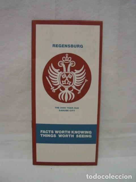 Brochures de tourisme: Regensburg. Ratisbona. 12 p&aacute;gs. con texto e ilustraciones. A&ntilde;os 60-70?.