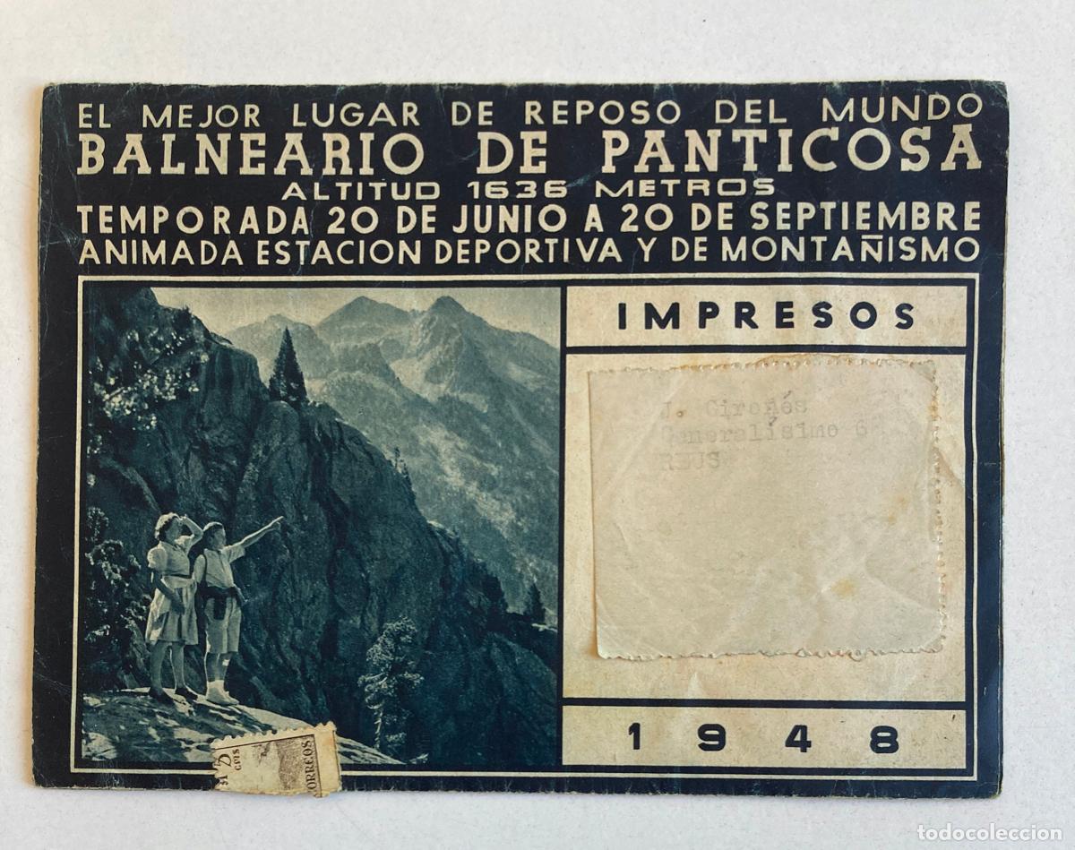 Brochures de tourisme: PUBLICIDAD - BALNEARIO DE PANTICOSA, A&Ntilde;O 1948