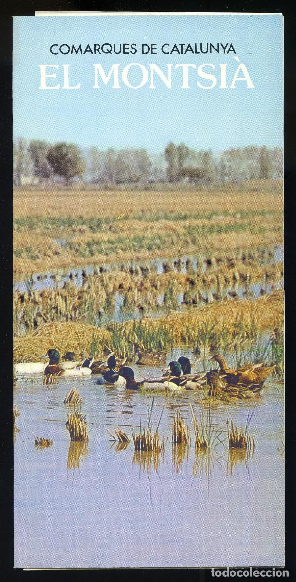 Travel Brochures: ANTIGUO FOLLETO COMARQUES DE CATALUNYA &rdquo;EL MONTSI&Agrave;&rdquo; - GENERALITAT DE CATALUNYA 1983