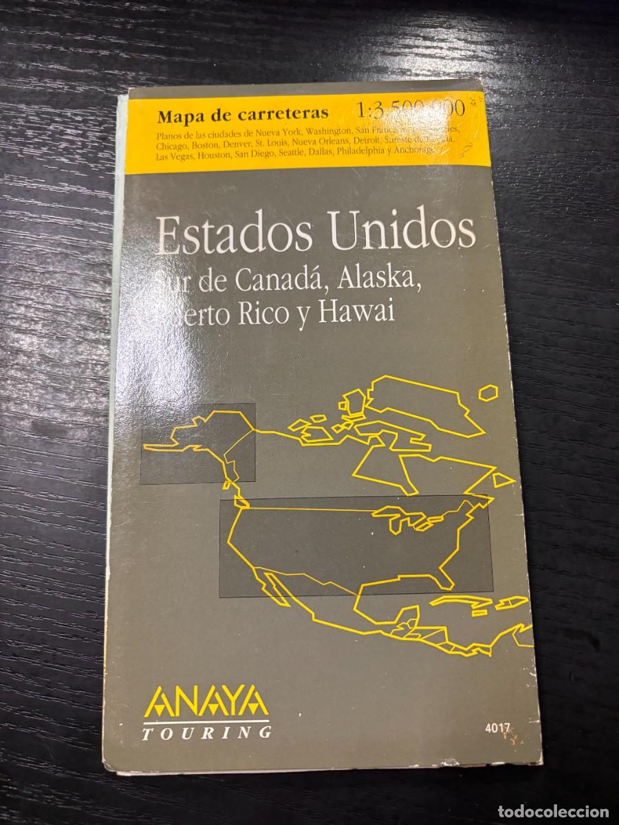 Brochures de tourisme: MAPA DE CARRETERAS DE ESTADOS UNIDOS. SUR DE CANAD&Aacute;, ALASKA, PTO. RICO, HAWAI. ESCALA 1:3 500 000.