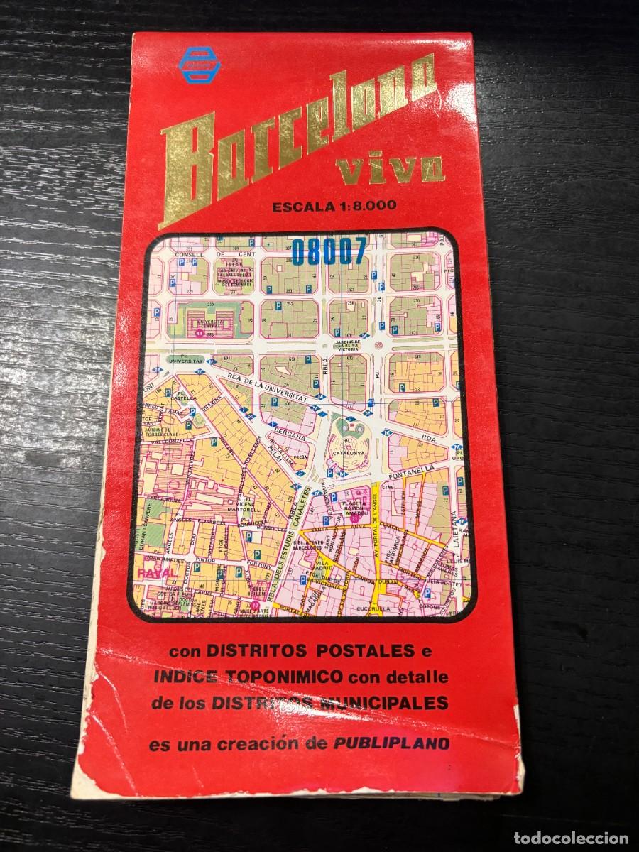 Brochures de tourisme: MAPA TUR&Iacute;STICO. BARCELONA VIVA. ESCALA 1:8.000