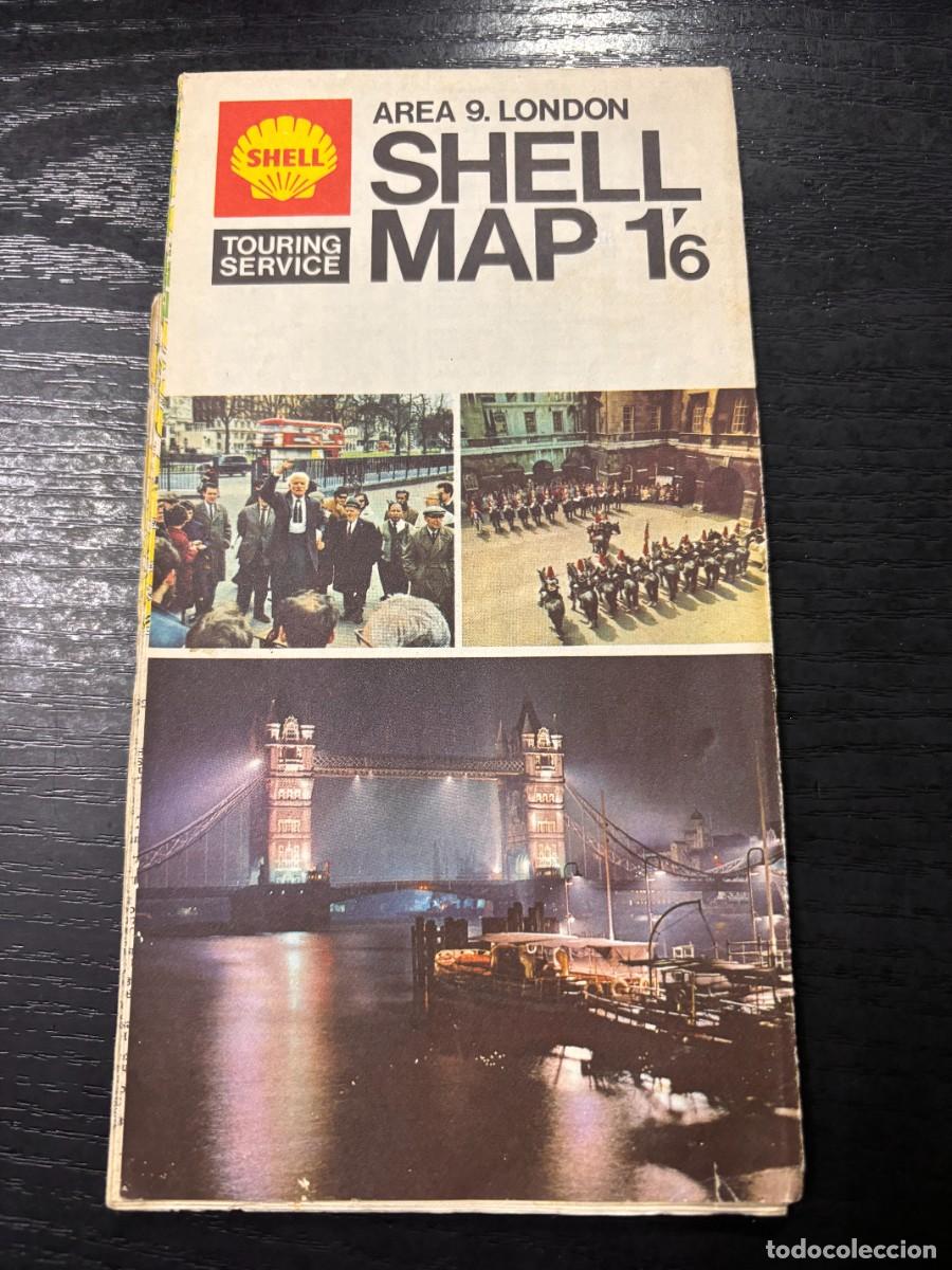 Brochures de tourisme: MAPA DE LONDRES. AREA 9. LONDON. SHELL MAP 16. TOURING SERVICE.