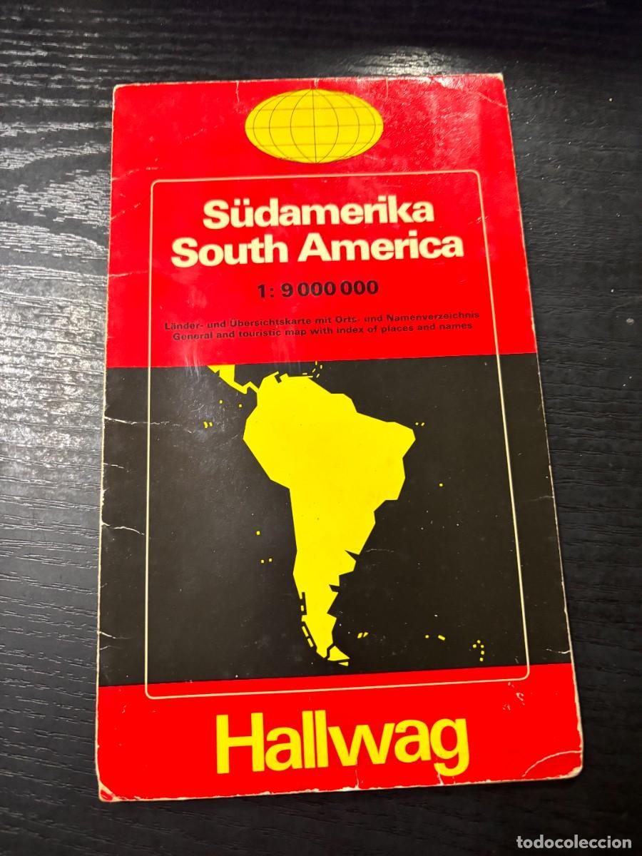 Brochures de tourisme: MAPA PANOR&Aacute;MICO Y TUR&Iacute;STICO DE AM&Eacute;RICA DEL SUR. HALLWAG. ESCALA 1: 9 000 000.