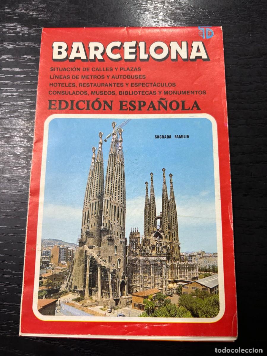 Brochures de tourisme: MAPA DE BARCELONA. SITUACI&Oacute;N DE CALLES Y PLAZAS. EDICI&Oacute;N ESPA&Ntilde;OLA