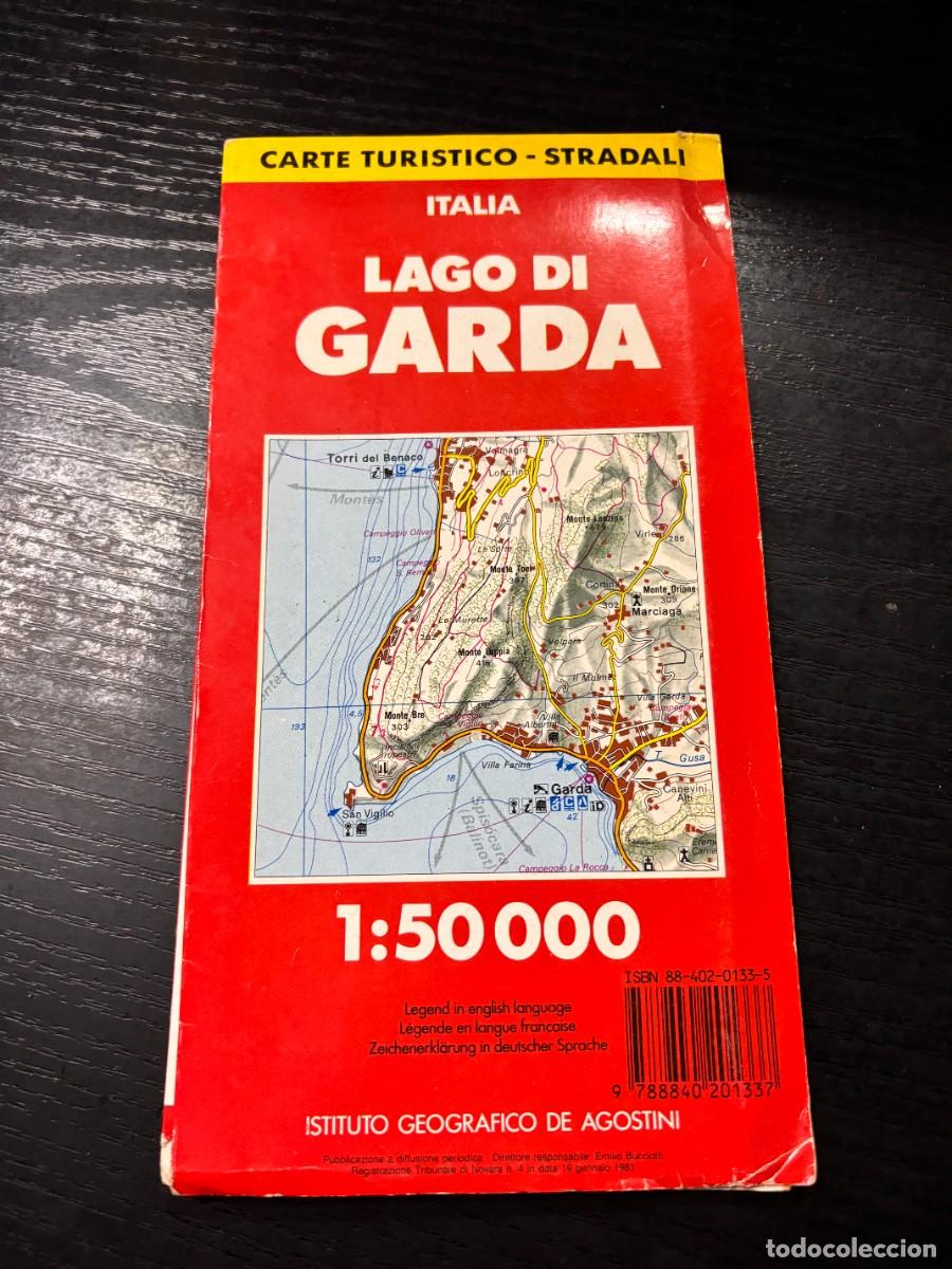 Brochures de tourisme: MAPA TUR&Iacute;STICO DE ITALIA. LAGO DI GARDA. ESCALA 1:50.000. STRADALI. INSTITUTO GEOGRAFICO DE AGOSTINI