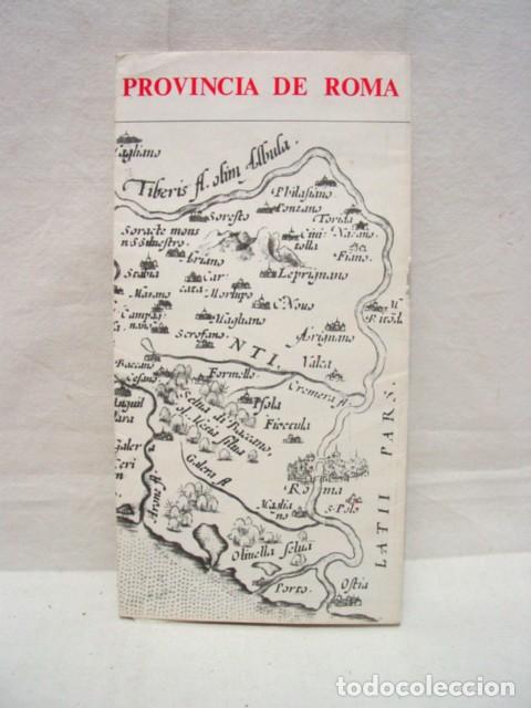 Travel Brochures: Roma. Gu&iacute;a desplegable con planos y textos. A&ntilde;o 1963