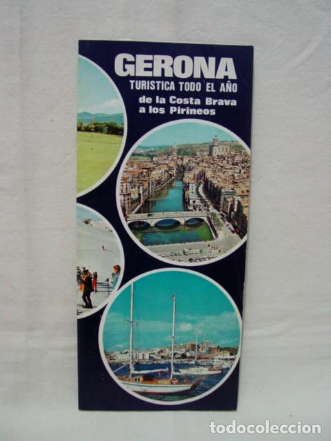 Travel Brochures: Gerona. De la Costa Brava a Pirineos A&ntilde;os 70. Ed. Agrupaci&oacute;n comisiones de turismo c&aacute;maras de comerc