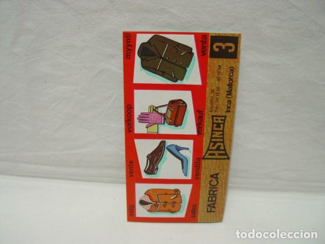 Brochures de tourisme: Mallorca. A&ntilde;os 60. Fabrica Asinca. Inca. Tr&iacute;ptico. Folleto desplegable, incluye 1 mapas-dibujo, 1