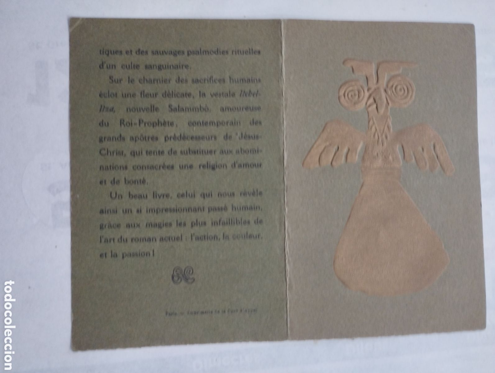 Brochures de tourisme: Sous le signe QUETZAL Andre Bonnet con relieve