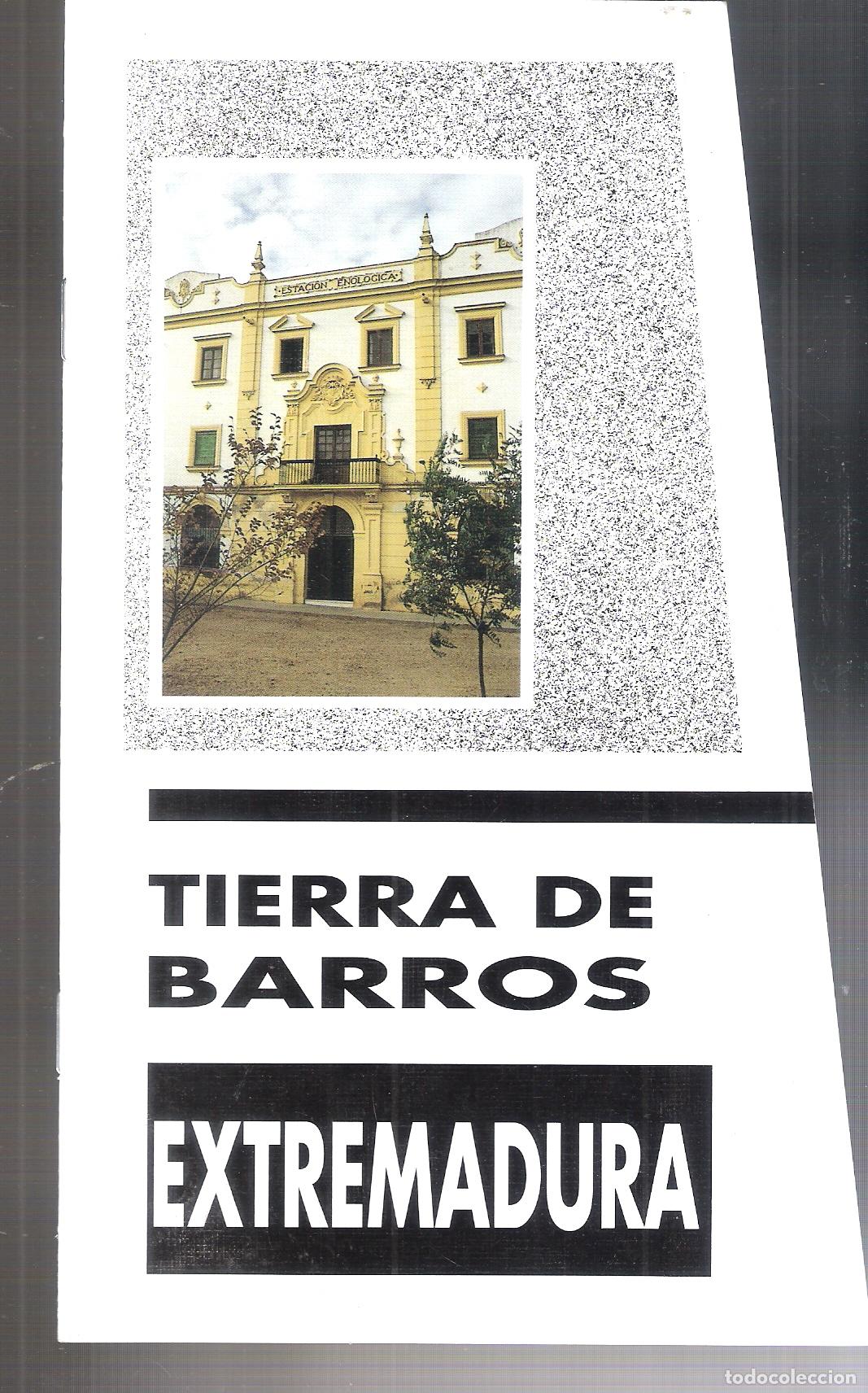 Brochures de tourisme: Tierra de Barros. Extremadura. 21X13 cm. 11 pags.