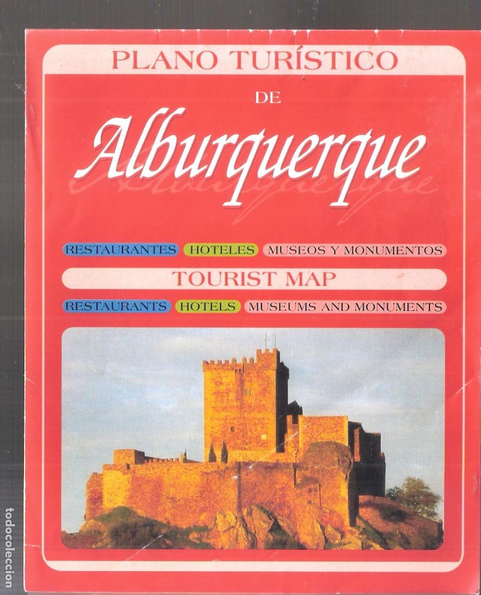 Brochures de tourisme: Alburquerque. Plano Tur&iacute;stico. Desplegable . 15X12 / 30X48 cxm.
