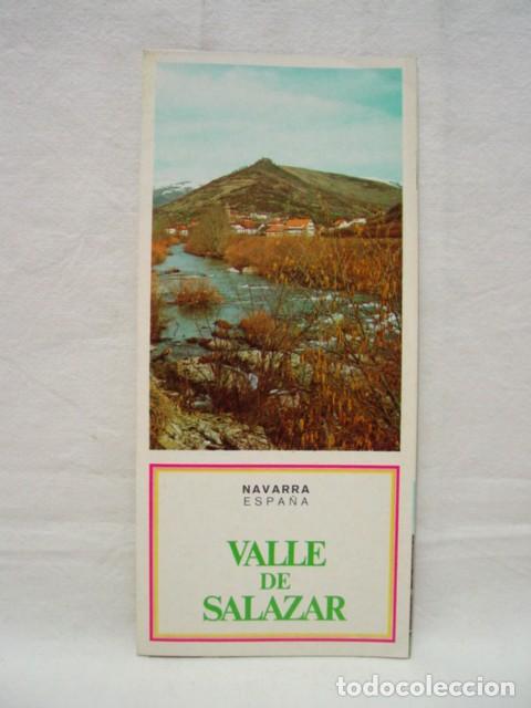 Brochures de tourisme: Valle de Salazar. Navarra. A&ntilde;os 60. Diputaci&oacute;n foral Navarra-Pamplona. Ministerio informaci&oacute;n y Turi