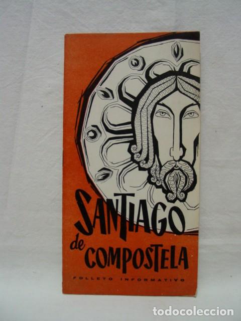 Brochures de tourisme: Santiago de Compostela. A&ntilde;os 60. Subsecretaria de Turismo y Entidades Santiago Compostela. Gu&iacute;a 20 p