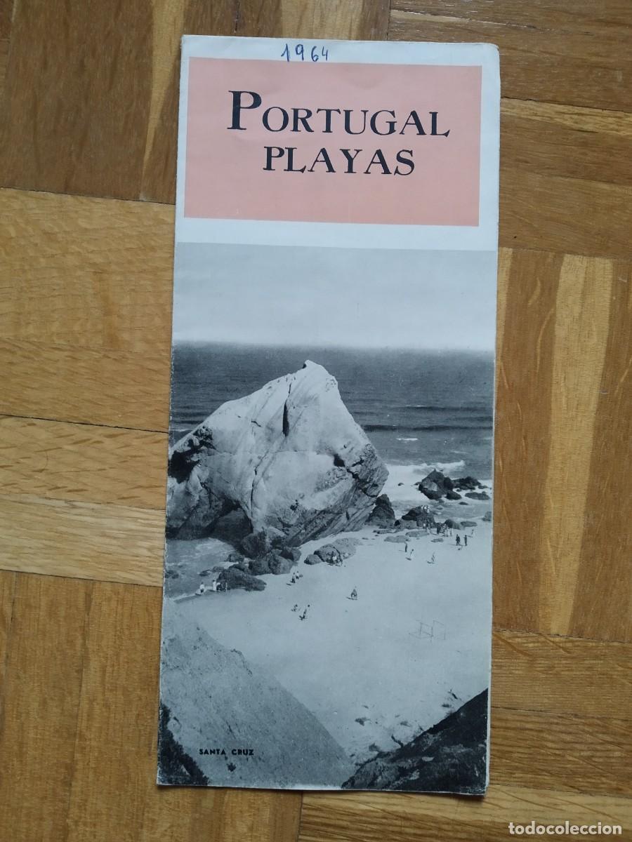 Brochures de tourisme: FOLLETO TURISMO PORTUGAL PLAYAS. DESPLEGABLE. A&Ntilde;O 1964 VER FOTOS