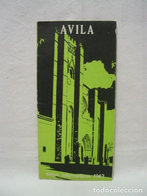 Brochures de tourisme: &Aacute;vila. A&ntilde;os 60. Subsecretaria de Turismo. Gu&iacute;a 12 p&aacute;ginas. Contiene 1 plano ilustrado desplegable 24
