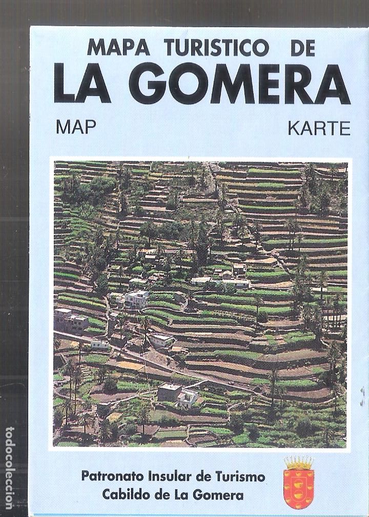 Brochures de tourisme: La Gomera. Mapa tur&iacute;stico. 1995. Desplegable . 12X8 / 24X32 cm