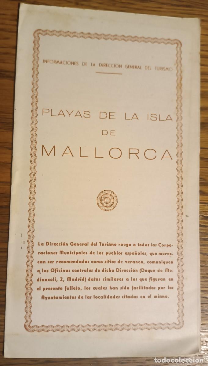 Brochures de tourisme: PLAYAS DE LA ISLA DE MALLORCA
